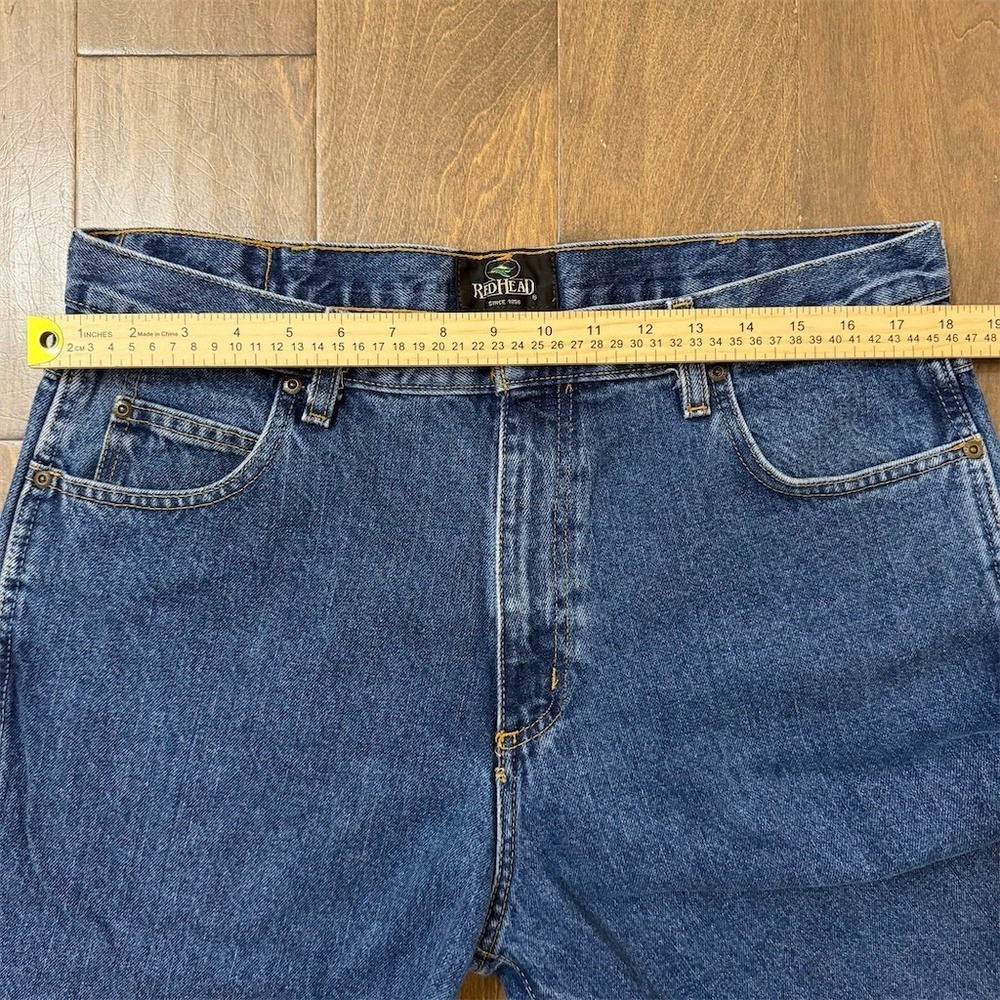 RedHead‎ Bass Pro Shops Jeans Mens 36x30 Blue Relaxed Fit Straight Leg - Picture 5 of 7